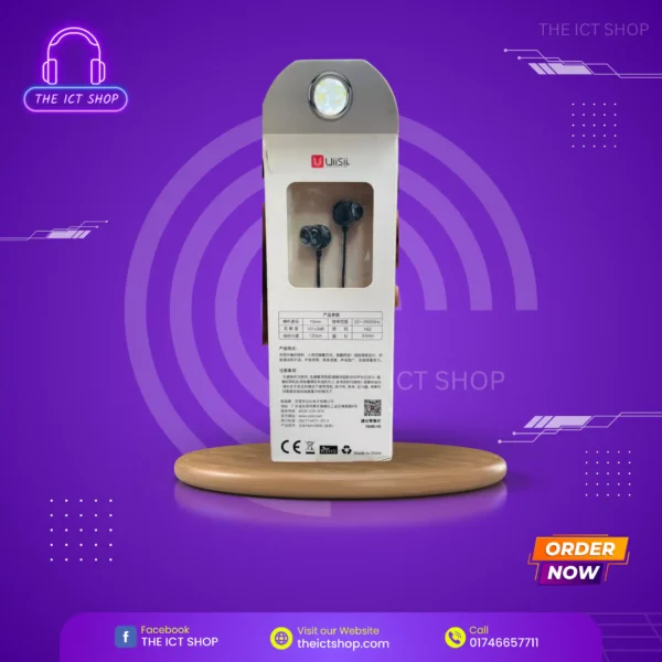 Uiisii C1 Heavy Bass On Ear Earphone - THE ICT SHOP