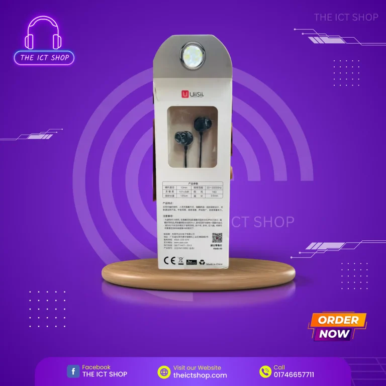 Uiisii C1 Heavy Bass On Ear Earphone - THE ICT SHOP