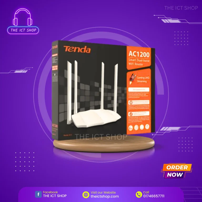 TENDA AC5 Smart Dual Band AC1200 Wi-Fi Router - THE ICT SHOP