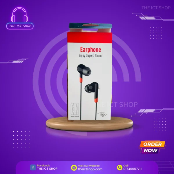 itel Earphone E12 - THE ICT SHOP