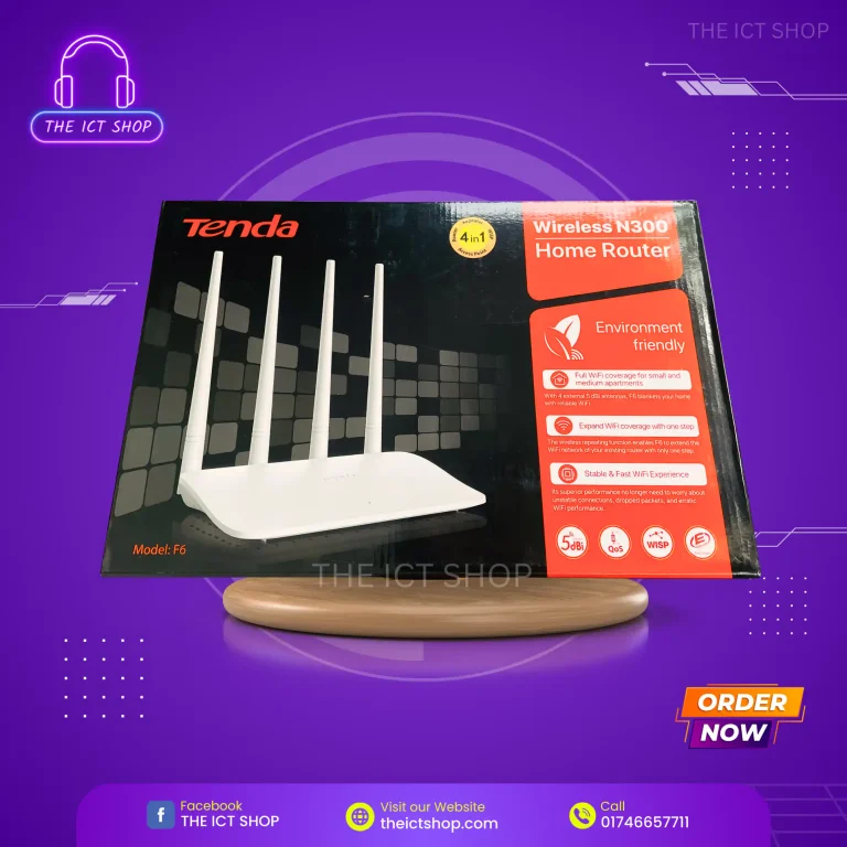 Tenda F6 Wireless Router - 300Mbps - THE ICT SHOP